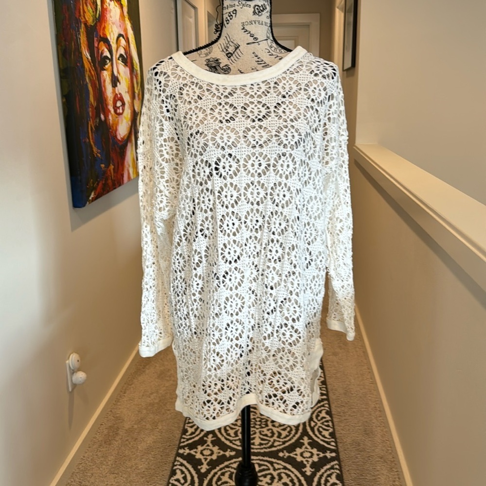 Top elements vintage swim cover up
